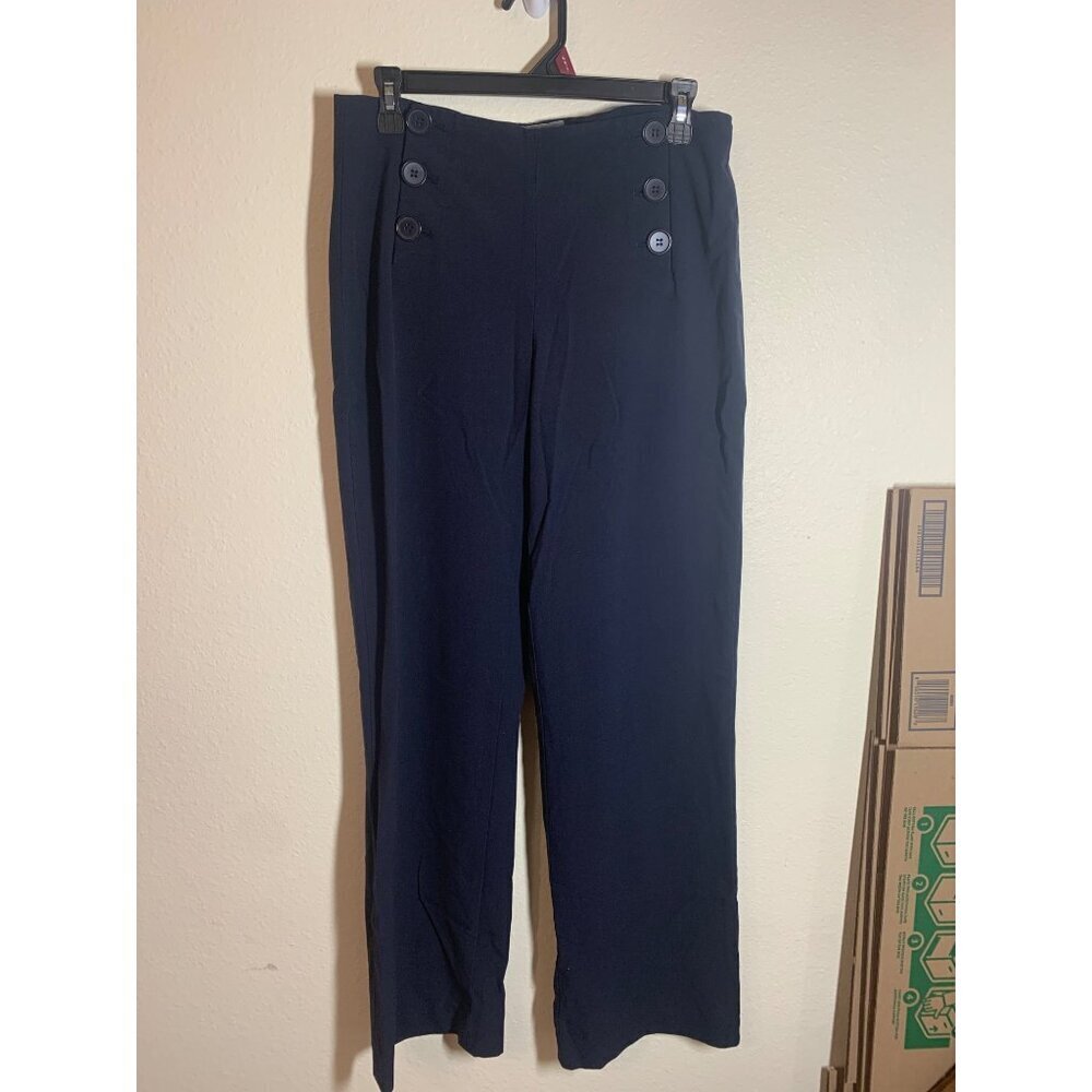 Josephine Chaus Dress Pants Business Casual Office Retro Y2K Blue Trousers Sz 6